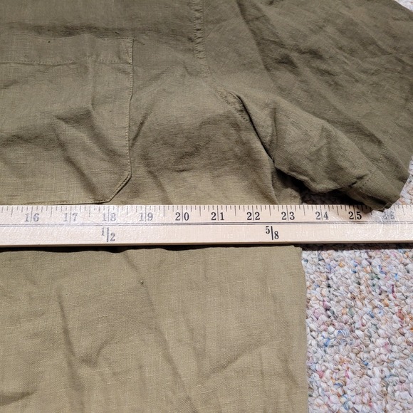 The Territory Ahead Shirt Mens XL Multi Fade Linen Button Up Short Sleeve Casual - Picture 10 of 12